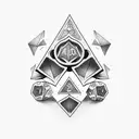 Dice tattoo design idea