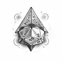 Dice tattoo design idea