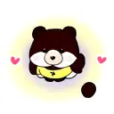 bear forest kitten tattoo design idea