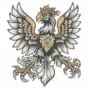 polish eagle   tattoo design idea
