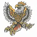 polish eagle   tattoo design idea