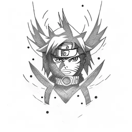 anime Naruto  tattoo design idea