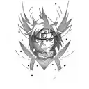 anime Naruto  tattoo design idea
