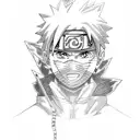anime Naruto  tattoo design idea