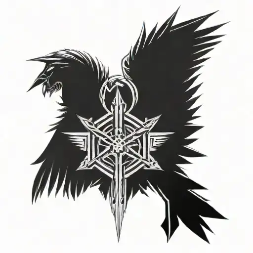 warhammer 40k angel tattoo design idea
