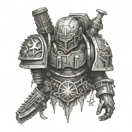 warhammer 40k astartes tattoo design idea