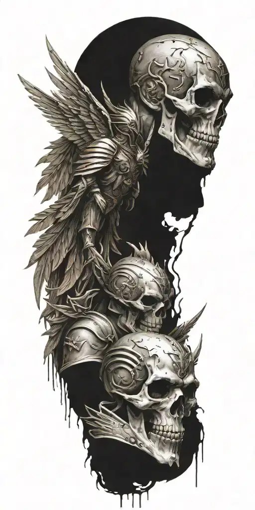 warhammer 40k Sanguinius tattoo design idea