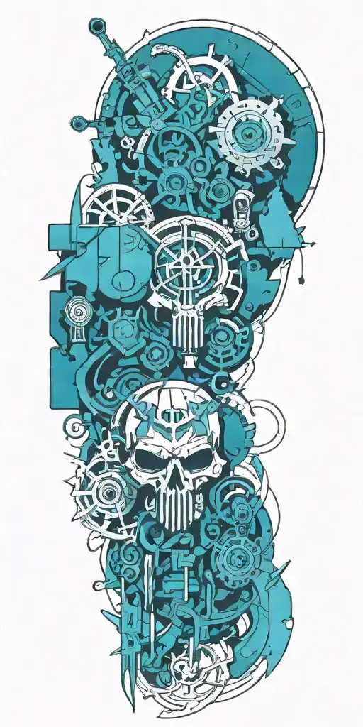 warhammer 40k tattoo design idea