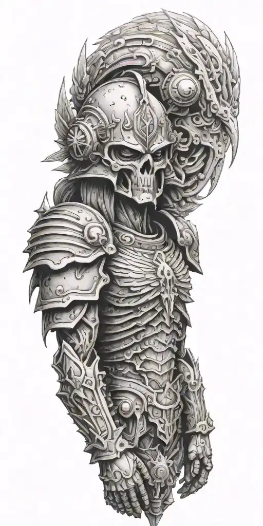 warhammer 40k Sanguinius tattoo design idea