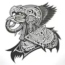 warhammer 40k horus tattoo design idea