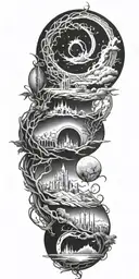 lord of the rings tattoo design idea