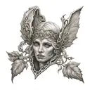 elden ring malenia tattoo design idea