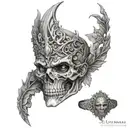 elden ring malenia tattoo design idea