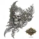 elden ring malenia tattoo design idea