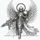 warhammer 40k angel tattoo design idea