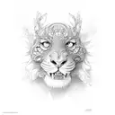 lust tattoo design idea