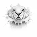 lust tattoo design idea