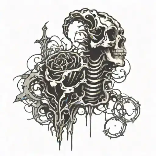 Spinal cord "broke tattoo design idea
