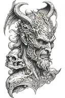  Lucifer of Liège[ sleeve tattoo design featuring tattoo design idea