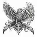 blood eagle execution method  tattoo design idea