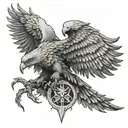 blood eagle execution method  tattoo design idea