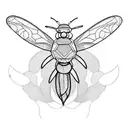Hornet tattoo design idea