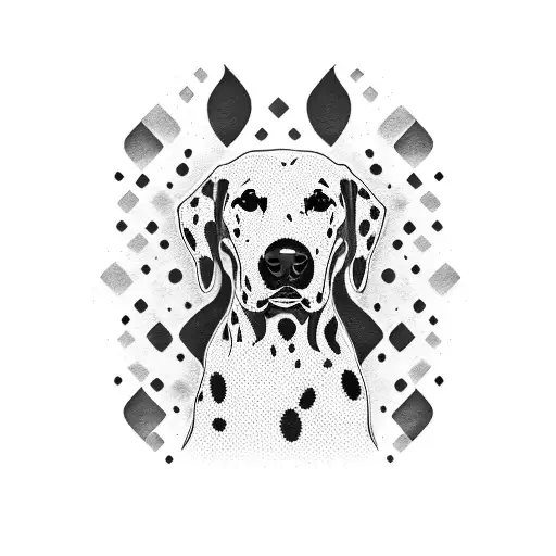 dalmatians tattoo design idea