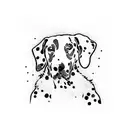 dalmatians tattoo design idea