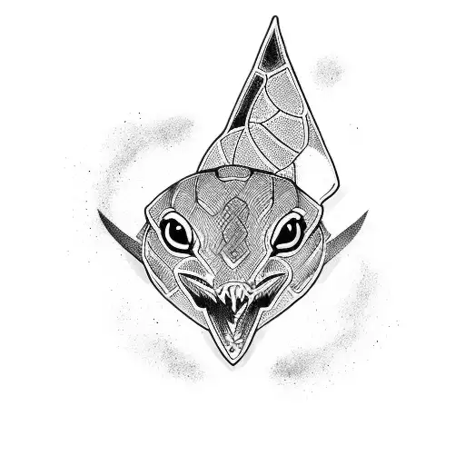 sturgeon tattoo design idea