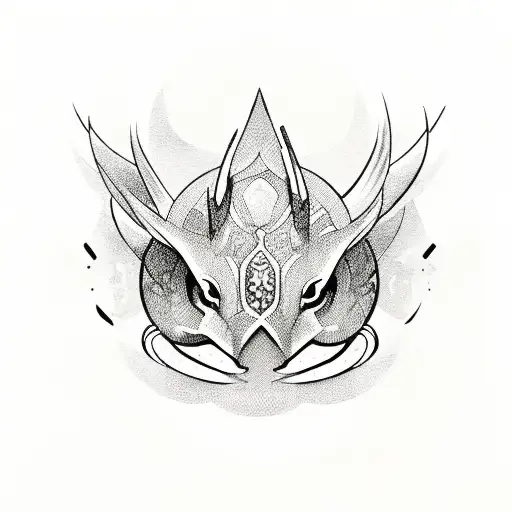 sturgeon tattoo design idea