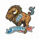 Buffalo bills logo tattoo design idea