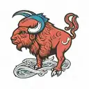 Buffalo bills logo tattoo design idea