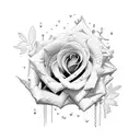 Rose Filler tattoo design idea