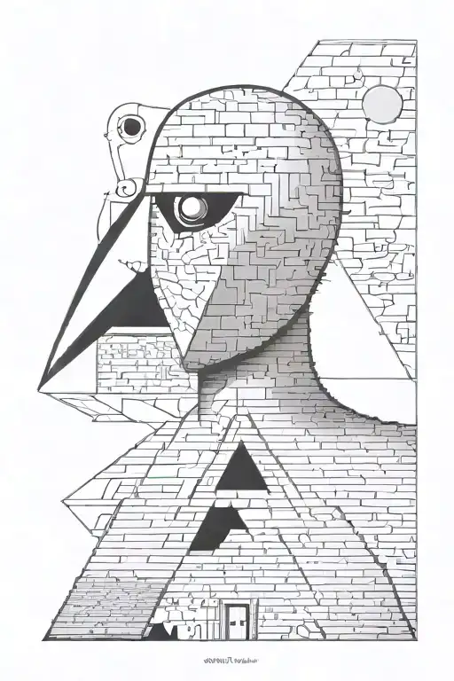 Pink Floyd albums cover "The Wall" and "The Dark Side of the Moon" and "Division Bell" psychedelic and complicated tattoo design idea