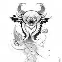 kamikaze tattoo design idea