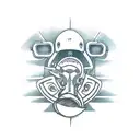 adventure motorcycle  tattoo design idea