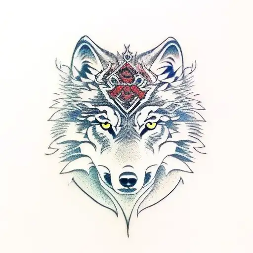 Wolf , Eagle, Tiger, Back Stab Wounds , Dragon tattoo design idea