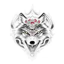 Wolf , Eagle, Tiger, Back Stab Wounds , Dragon tattoo design idea