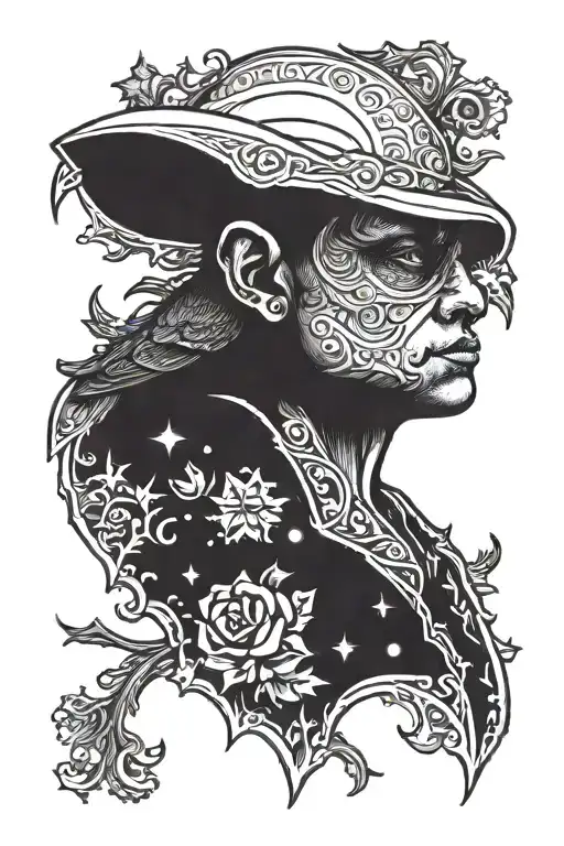 Franklin Saint Snowfall tattoo design idea