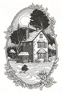 damson idris snowfall tattoo design idea