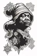 Franklin Saint Snowfall tattoo design idea