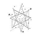 leo star constellation with yours written underneath   tattoo design idea