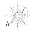 leo star constellation with yours written underneath   tattoo design idea