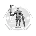 Pipil warrior tattoo design idea