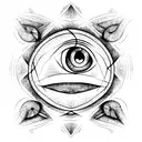 All Seeing Eye tattoo design idea