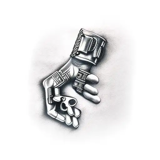 book handcuffs gun tattoo design idea