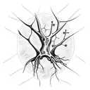 neuron da Vinci  tattoo design idea