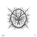 neuron da Vinci  tattoo design idea