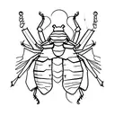 cockroach tattoo design idea