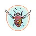 cockroach tattoo design idea